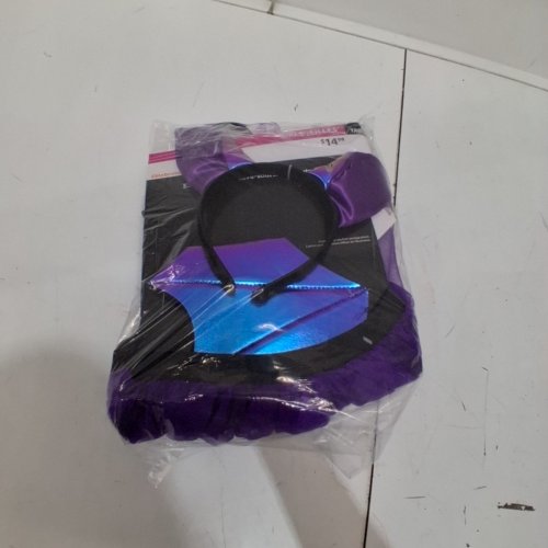 3PC BAT TUTU KIT - ONE SIZE - PURPLE image 3