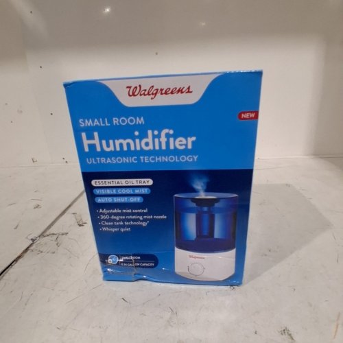 WALGREENS SMALL ROOM ULTRASONIC HUMIDIFIER - 0.34 GAL CAPACITY - WHITE (MODEL: 531913) image 2