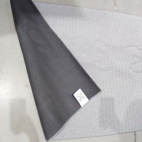 ARTISTIC NON-SLIP RUG - 3FT X 4.8FT - GREY / BLACK image 4