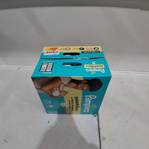 136PK PAMPERS SWADDLERS DIAPERS - NEWBORN SIZE image 2