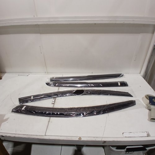 4PC WINDOW VISORS - FITS 2010-2014 5-DOOR GOLF MK6 HATCHBACK - BLACK image 3
