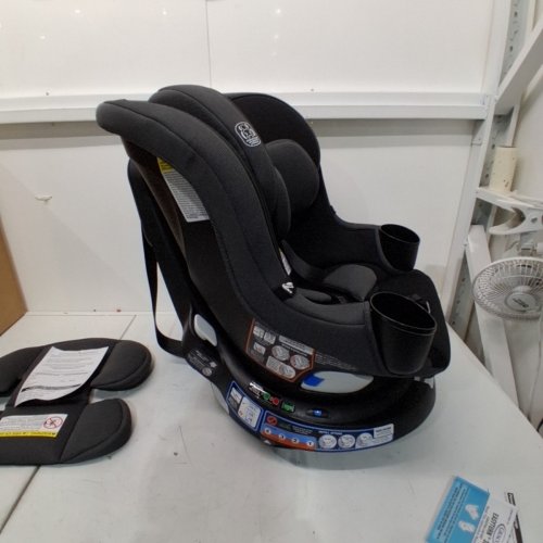 GRACO EASYTURN 360 2-IN-1 CONVERTIBLE CAR SEAT - CYRAN BLACK/GREY (MODEL: 2227897) image 5