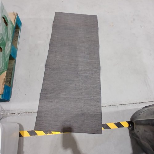 TEXTURED AREA RUG ENTRYWAY MAT - 58.5" X 24" - GREY image 2