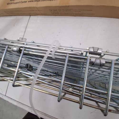 HUMANE ANIMAL TRAP - GALVANIZED IRON - 31" X 10" X 12" - SILVER (MODEL: LB-28A) image 4
