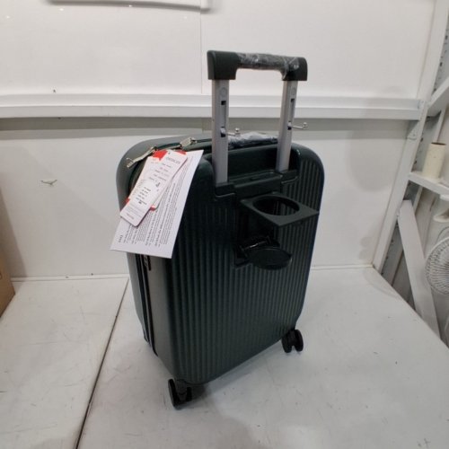 MIXI CARRY ON HARDSIDE SUITCASE WITH SPINNER WHEELS AND TSA LOCK - 20" - BLACKISH GREEN (MODEL: KM9290) image 5