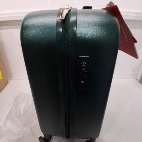 MIXI CARRY ON HARDSIDE SUITCASE WITH SPINNER WHEELS AND TSA LOCK - 20" - BLACKISH GREEN (MODEL: KM9290) image 6