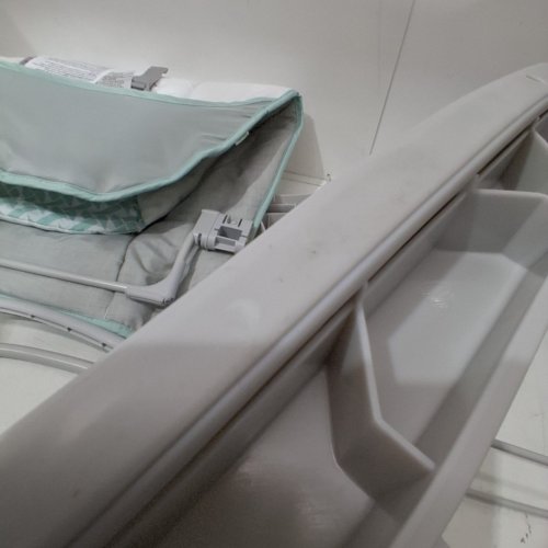 INGENUITY 3-IN-1 KEEP COZY GROW WITH ME VIBRATING BABY BOUNCER, ROCKER & CHAIR - 40LBS MAX - WEAVER THEME - GREY/WHITE/GREEN (MODEL: ‎12428) image 4
