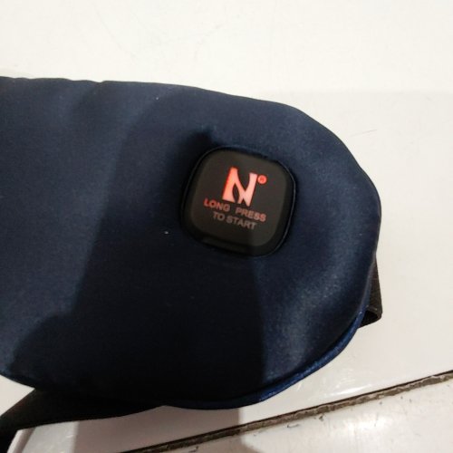 AROMA SEASON CORDLESS HEATED SILK EYE MASK - NAVY (MODEL: AM-HE720) image 2