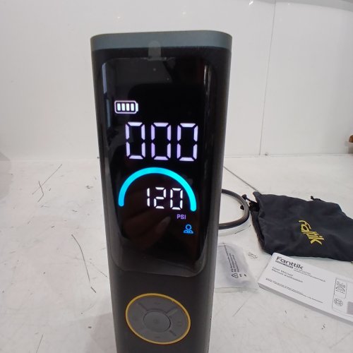 FANTTIK S200 APEX POWERFUL PORTABLE AIR PUMP AND TIRE INFLATOR WITH POWER BANK AND FLASHLIGHT - BLACK/YELLOW (MODEL: S200 APEX/ 2787419) image 2