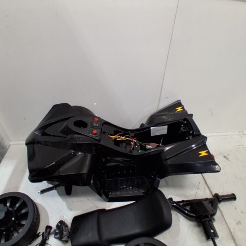 QABA KIDS BATTERY POWERED 4 WHEELER ATV - 27.6" X 16.5" X 17.7" - BLACK (MODEL: XB-8118) image 4