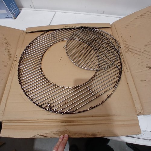 ONLYFIRE DOUBLE-SIDE HINGED COOKING GRATE FOR WEBER 22" CHARCOAL KETTLE GRILLS - (MODEL: F-GCG8583-SS1) image 2