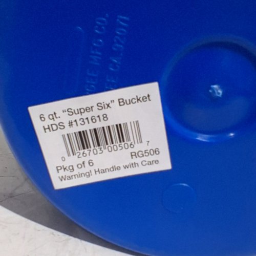 6PK SUPER SIX BUCKET - 6 QT - BLUE (MODEL:131618) image 2
