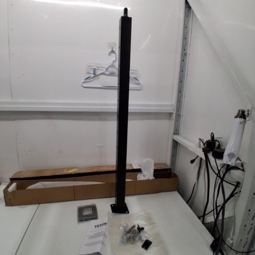 OUTDOOR/INDOOR CABLE RAILING POST - 36" - BLACK - (MODEL: HR-010G) image 2