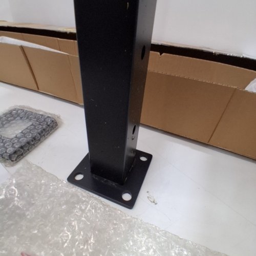 OUTDOOR/INDOOR CABLE RAILING POST - 36" - BLACK - (MODEL: HR-010G) image 3