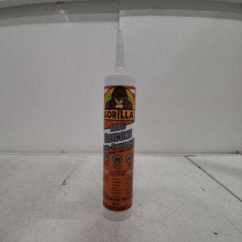 GORILLA GLUE 100% SILICONE SEALANT - 295ML - CLEAR image 2