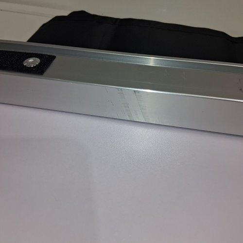 VEVOR PORTABLE TRADE SHOW COUNTER - 40.3" X 3.7" X 17.3" - BLACK AND SILVER (MODEL: DX9930) image 3