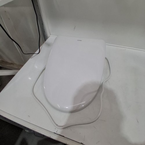 ANNWA ELONGATED ELECTRONIC BIDET TOILET SEAT WITH REMOTE - SLOW CLOSE LID WITH SEATED SEAT AND NIGHT LIGHT - WHITE (MODEL: NKH3101) image 3