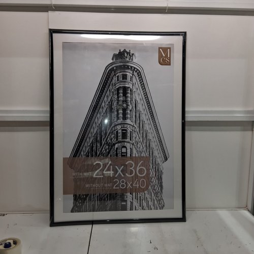 MCS LARGE BLACK PICTURE FRAME - 28" X 40" FRAME - BLACK (STYLE: TREND POST) image 2