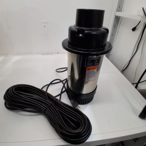 ONEQUALITIES STAINLESS STEEL FLOATING POND FOUNTAIN AERATOR PUMP - 15000 GPH - 750W - BLACK/SILVER (MODEL: BR-OQPF01) image 3