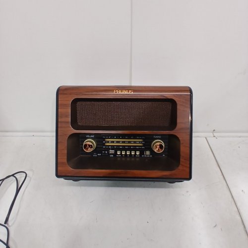PRUNUS J199 LARGE RETRO VINTAGE RADIO - 15W AM/FM RADIO - RECHARGEABLE - BROWN (MODEL: J-199) image 3