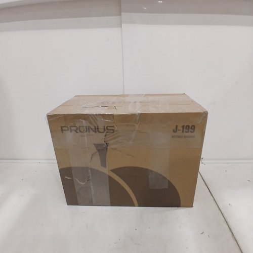 PRUNUS J199 LARGE RETRO VINTAGE RADIO - 15W AM/FM RADIO - RECHARGEABLE - BROWN (MODEL: J-199) image 5