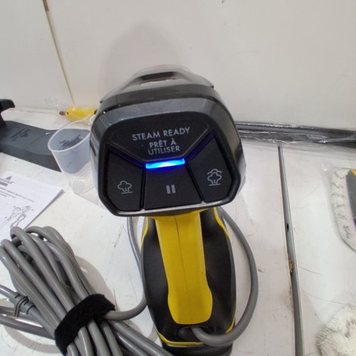 BISSELL 3-IN-1 POWERSTEAMER HEAVY DUTY STEAM MOP & HANDHELD CLEANER - GREY/YELLOW (MODEL: 2685B) image 2