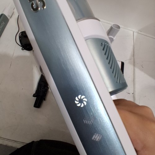 SHARK POWERPRO PLUS CORDLESS HEPA STICK VACUUM WITH ATTACHMENTS - PURE WATER/WHITE (MODEL: IZ377H) image 2