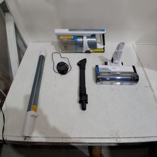 SHARK POWERPRO PLUS CORDLESS HEPA STICK VACUUM WITH ATTACHMENTS - PURE WATER/WHITE (MODEL: IZ377H) image 3