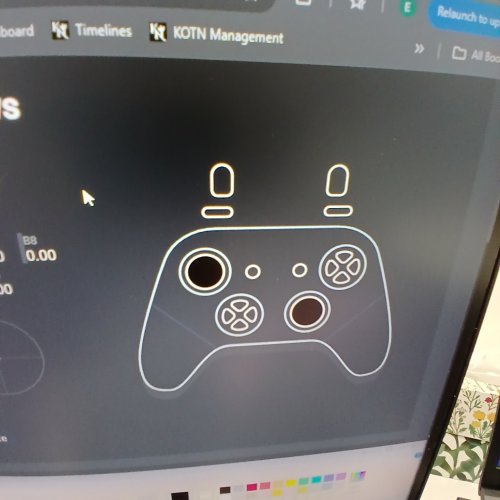 NACON WIRED PS4 (PLAYSTATION 4) GAME CONTROLLER - BLACK image 2