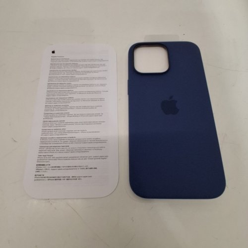 APPLE SILICONE PHONE CASE WITH MAGSAFE FOR IPHONE 16 PRO MAX - DENIM BLUE (MODEL: A3316) image 2