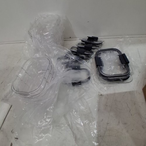 44PC RUBBERMAID BRILLIANCE FOOD STORAGE CONTAINERS WITH LIDS - CLEAR (MODEL: 2108389) image 2