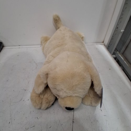 HUGS & CUDDLES WEIGHTED PLUSH DOG - CREAM image 2
