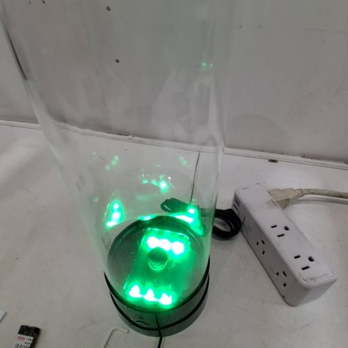SENCU SENSORY FISH LAMP, 4 FISH INCLUDED - 11.35" H - BLACK image 2