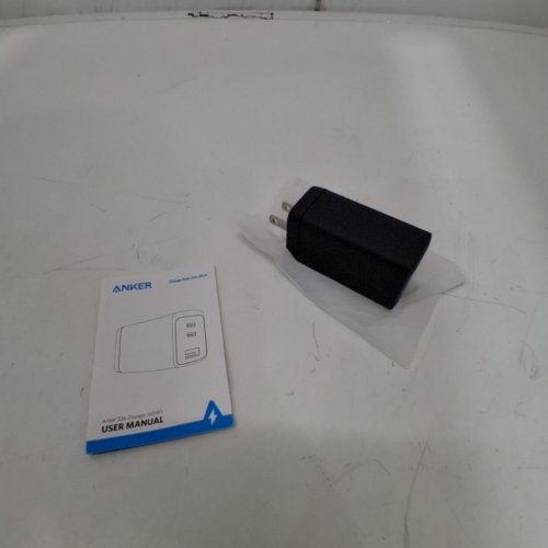 ANKER POWERPORT III 65W TRIPLE PORT GAN CHARGER - 2 USB-C, 1 USB-A - BLACK (MODEL: A2662111) image 3