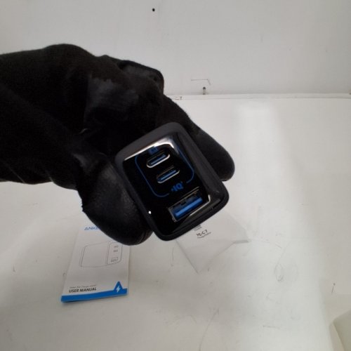 ANKER POWERPORT III 65W TRIPLE PORT GAN CHARGER - 2 USB-C, 1 USB-A - BLACK (MODEL: A2662111) image 4