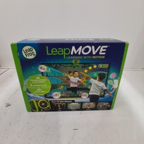 LEAPFROG LEAPMOVE ACTIVE LEARNING VIDEO GAME SYSTEM - BLACK/GREEN (MODEL: 80-618700) image 5