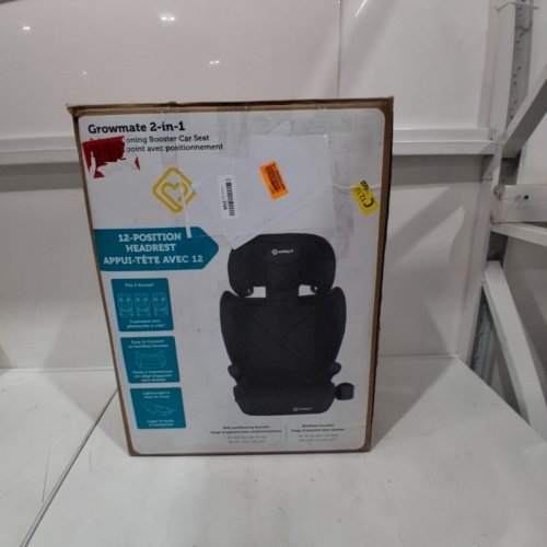 SAFETY 1ST 2-IN-1 LIGHTWEIGHT GROWMATE BELT-POSITIONING BOOSTER CAR SEAT WITH HIGH-BACK TO BACKLESS & ADJUSTABLE HEADREST- BLACK (MODEL:22267CHHR) image 6