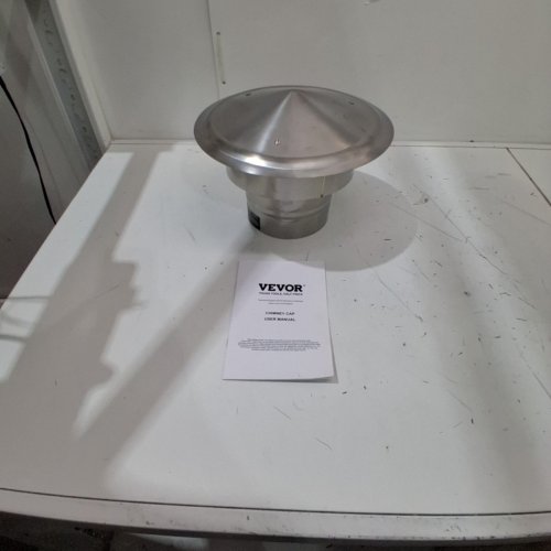 CHIMNEY CAP & INSULATION VENT COVER - 6" - SILVER (MODEL: SRC-6-C) image 2