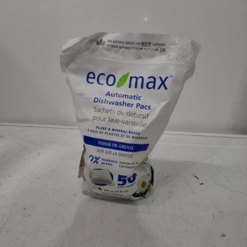 50PK ECO-MAX AUTOMATIC DISHWASHER PACS PLANT & MINERAL-BASED image 2
