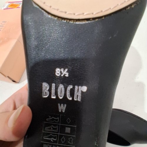 WOMENS BLOCH DANCE BROADWAY LO - SIZE 8 (WIDE) - BLACK (MODEL: S0379L) image 4