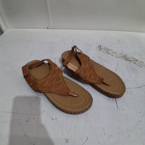 WOMEN'S NOKIO WEDGE SANDLES WITH HIGH ARCH SUPPORT - SIZE 10 - BROWN / TAN (STYLE : 00546154508943) image 2