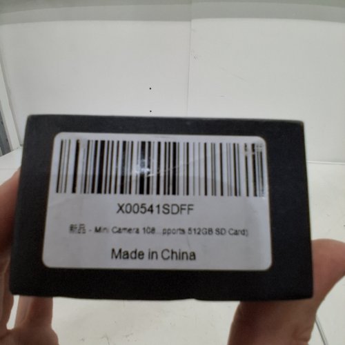 MINI PORTABLE INDOOR SECURITY CAMERA - 1080P HD - BLACK image 3