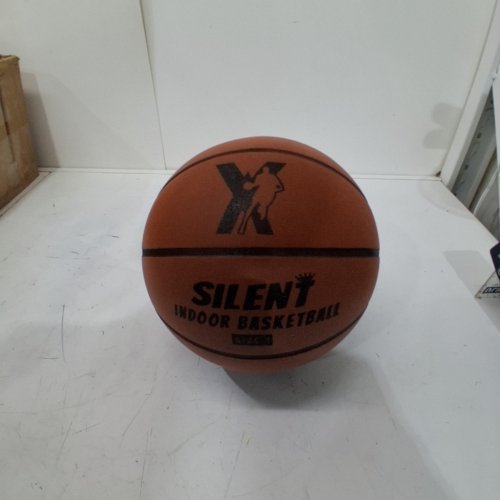 YGA SPORTS SILENT ULTRA QUIET INDOOR FOAM BASKETBALL - SIZE 7 - BROWN image 2