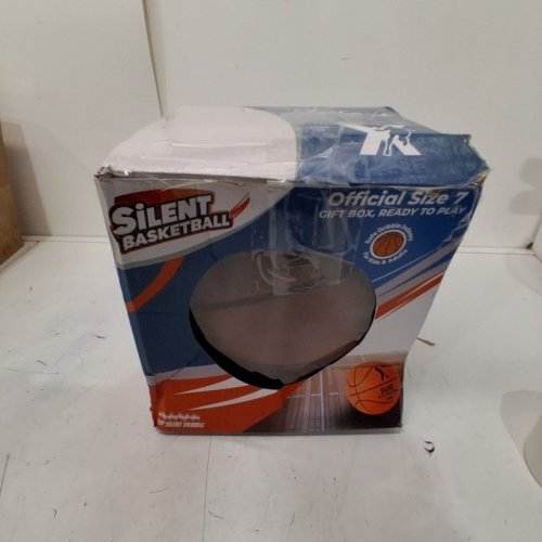 YGA SPORTS SILENT ULTRA QUIET INDOOR FOAM BASKETBALL - SIZE 7 - BROWN image 3