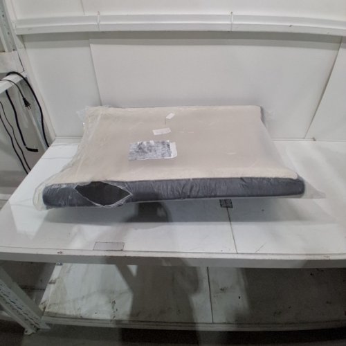 EHEYCIGA LARGE ORTHOPEDIC FOAM PET DOG BED WITH WASHABLE COVER - 36" X 27" X 3" - GREY/WHITE image 6