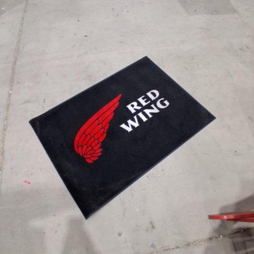 RED WING SHOES LOGO FLOOR MAT - 3FT X 4FT - BLACK (MODEL: SO06776760/4584655) image 3