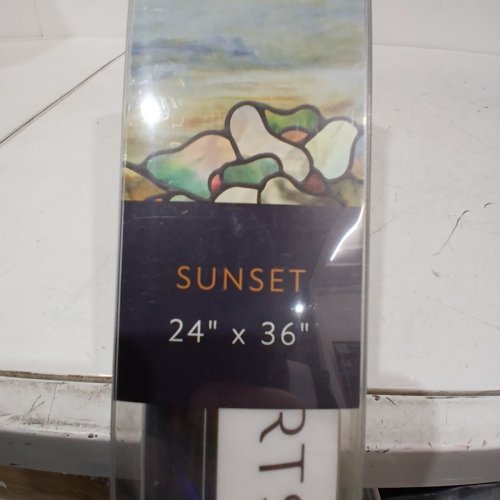 ARTSCAPE DECORATIVE WINDOW FILM - 24" X 36" - MULTICOLOR (STYLE: SUNSET) image 4