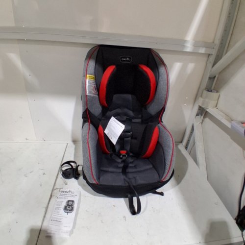 EVENFLO TITAN 65 CONVERTIBLE CAR SEAT -65 LBS - GRAY / RED (MODEL: 37121835C) image 3