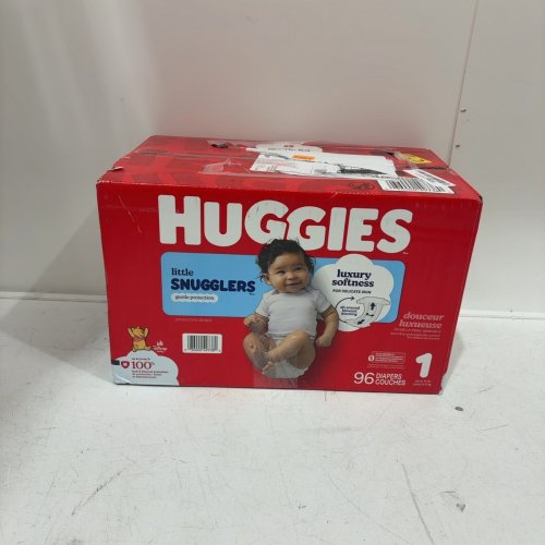 HUGGIES LITTLE SNUGGLERS BABY DIAPERS, SIZE 1 (UP TO 14 LB.), 96 CT, GIGA JR PACK image 3