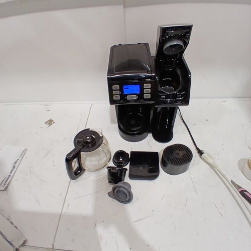 HAMILTON BEACH 3-IN-1 FLEXBREW TRIO COFFEE MAKER - 12 CUP GLASS CARAFE - BLACK (MODEL: 49902C) image 3
